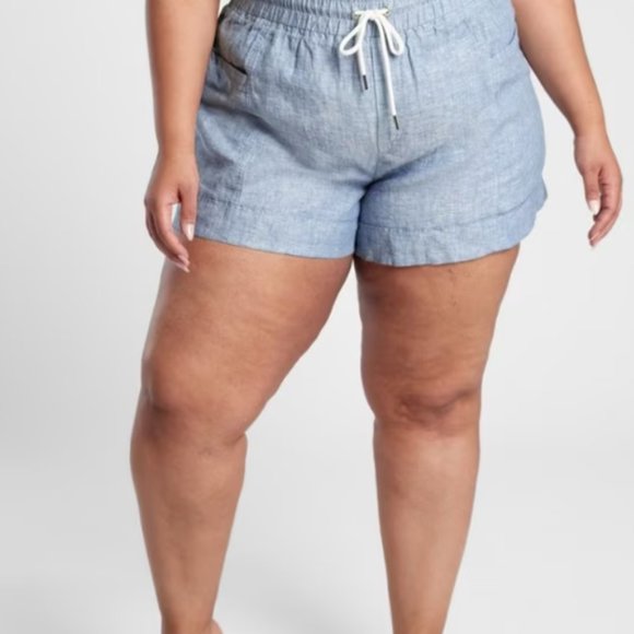 Athleta Pants - Athleta Cabo Linen 4" Shorts / Short